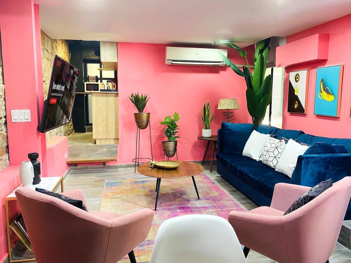 Amazinn Places Casco Viejo Pink Desing And Pool IX Panamá Esterno foto
